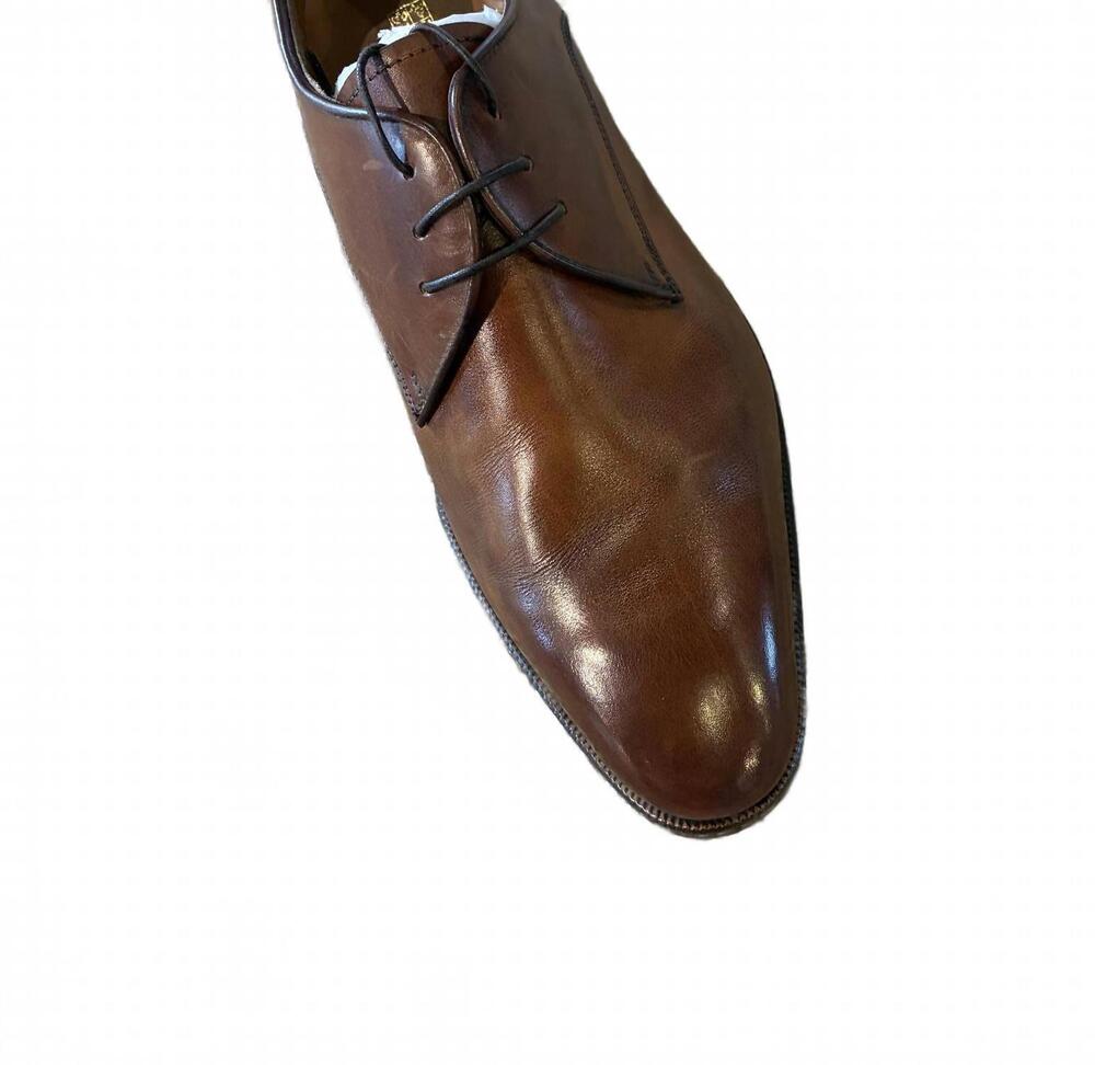 NEW GRAVATI men's slip on loafers in cognac